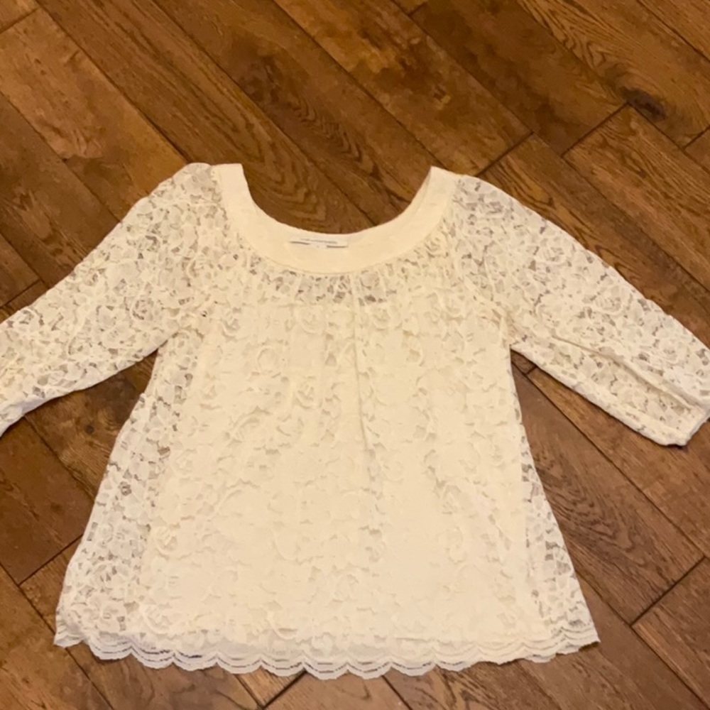 DVF lace top